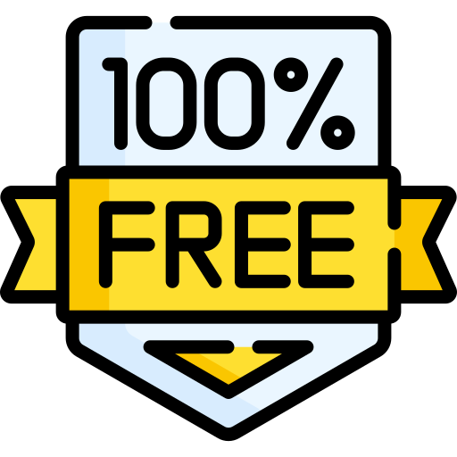 100% Free icon